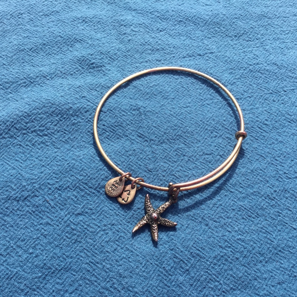 ALEX AND ANI STARFISH COPPER CHARM BRACELET